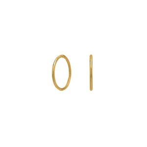 Siersbøl - Guld creol Ø9 i 8-14kt. guld